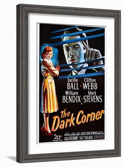 The Dark Corner-null-Framed Art Print