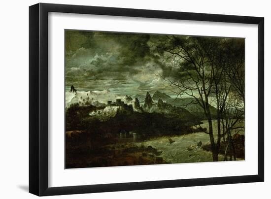 The Dark Day, Detail, from the Series The Seasons, 1565-Pieter Bruegel the Elder-Framed Giclee Print