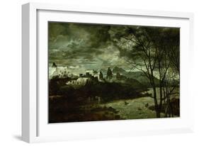 The Dark Day, Detail, from the Series The Seasons, 1565-Pieter Bruegel the Elder-Framed Giclee Print