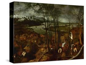 The Dark Day, from the Series The Seasons, 1565-Pieter Bruegel the Elder-Stretched Canvas