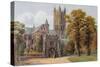 The Dark Entry and Cathedral, from N E, Canterbury-Alfred Robert Quinton-Stretched Canvas