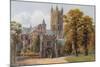 The Dark Entry and Cathedral, from N E, Canterbury-Alfred Robert Quinton-Mounted Giclee Print