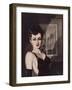 The Dark Lady of the Skyscrapers-David Wright-Framed Art Print