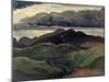 The Dark Mountains (Brecon Beacons)-James Dickson Innes-Mounted Giclee Print