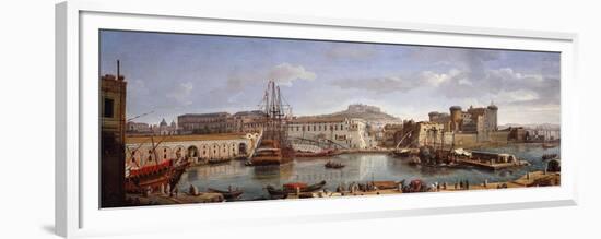 The Darsena, Naples, C.1702-Gaspar van Wittel-Framed Giclee Print