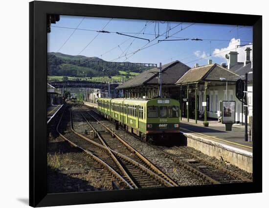 The Dart, Dublin's Light Railway, Bray Railway Station, Dublin, Eire (Republic of Ireland)-Pearl Bucknall-Framed Photographic Print