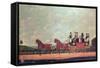 The Dartford, Crayford and Bexley Stagecoach-John Cordrey-Framed Stretched Canvas