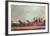 The Dartford, Crayford and Bexley Stagecoach-John Cordrey-Framed Giclee Print