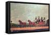 The Dartford, Crayford and Bexley Stagecoach-John Cordrey-Framed Stretched Canvas