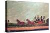 The Dartford, Crayford and Bexley Stagecoach-John Cordrey-Stretched Canvas