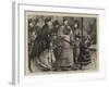 The Darwinian Theory, a Sketch in the Monkey-House of the Zoological Gardens-null-Framed Giclee Print