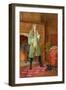 The Dashing Cavalier (Oil on Panel) (One of a Pair, See also 59352)-John Arthur Lomax-Framed Giclee Print