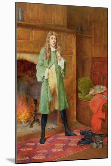 The Dashing Cavalier (Oil on Panel) (One of a Pair, See also 59352)-John Arthur Lomax-Mounted Giclee Print