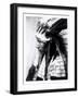 The Daughter of Bad Horse, C.1905 (B/W Photo)-Edward Sheriff Curtis-Framed Giclee Print