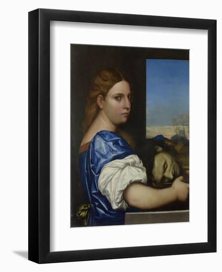 The Daughter of Herodias, 1510-Sebastiano del Piombo-Framed Giclee Print