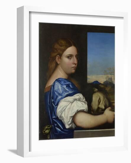 The Daughter of Herodias, 1510-Sebastiano del Piombo-Framed Giclee Print