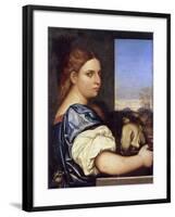 The Daughter of Herodias, 1510-Sebastiano del Piombo-Framed Giclee Print