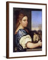 The Daughter of Herodias, 1510-Sebastiano del Piombo-Framed Giclee Print