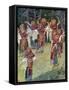 The daughter of Jephthah and her companions -Bible-James Jacques Joseph Tissot-Framed Stretched Canvas