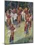 The daughter of Jephthah and her companions -Bible-James Jacques Joseph Tissot-Mounted Giclee Print