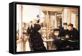 The Daughter of the Master-James Tissot-Framed Stretched Canvas
