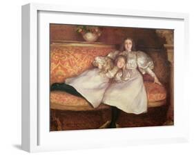 The Daughters of Baron Von Erlanger-Hubert von Herkomer-Framed Giclee Print