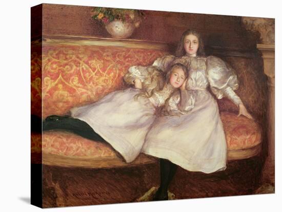 The Daughters of Baron Von Erlanger-Hubert von Herkomer-Stretched Canvas