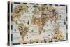 The Dauphin Map of the World, 1912-Pierre Desceliers-Stretched Canvas