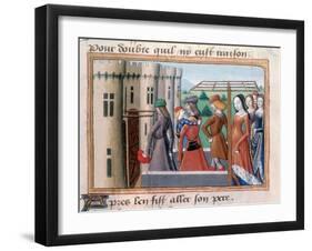 The Dauphin Returns to Paris, June 1418-null-Framed Giclee Print