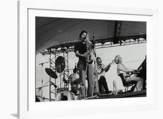 The Dave Brubeck Quartet Playing at the Capital Radio Jazz Festival, London, July 1979-Denis Williams-Framed Photographic Print