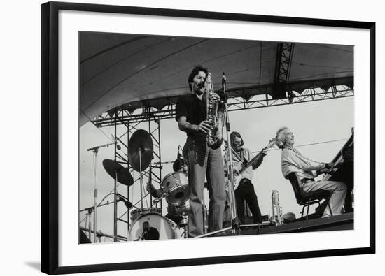 The Dave Brubeck Quartet Playing at the Capital Radio Jazz Festival, London, July 1979-Denis Williams-Framed Photographic Print