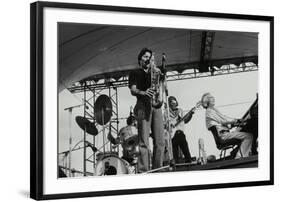 The Dave Brubeck Quartet Playing at the Capital Radio Jazz Festival, London, July 1979-Denis Williams-Framed Photographic Print