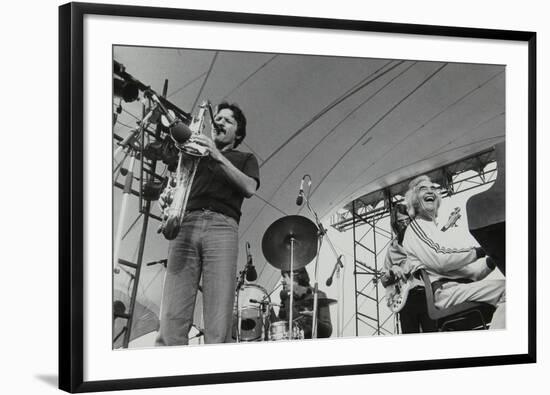 The Dave Brubeck Quartet Playing at the Capital Radio Jazz Festival, London, July 1979-Denis Williams-Framed Photographic Print