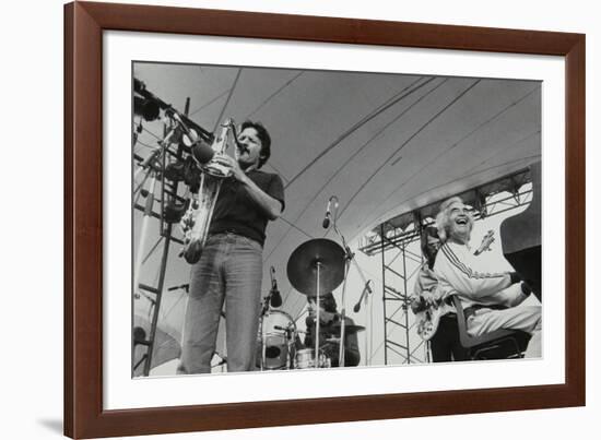 The Dave Brubeck Quartet Playing at the Capital Radio Jazz Festival, London, July 1979-Denis Williams-Framed Photographic Print