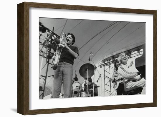 The Dave Brubeck Quartet Playing at the Capital Radio Jazz Festival, London, July 1979-Denis Williams-Framed Photographic Print