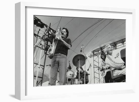 The Dave Brubeck Quartet Playing at the Capital Radio Jazz Festival, London, July 1979-Denis Williams-Framed Photographic Print