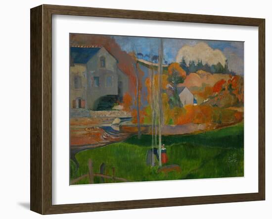 The David Mill, Brittany Landscape, 1894-Paul Gauguin-Framed Giclee Print