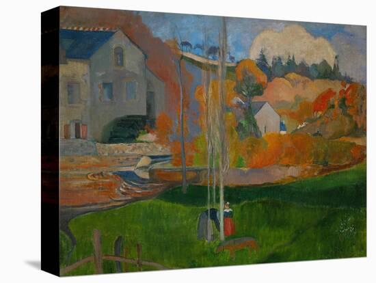 The David Mill, Brittany Landscape, 1894-Paul Gauguin-Stretched Canvas