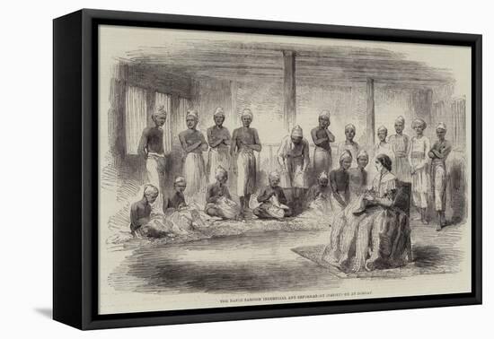 The David Sassoon Industrial and Reformatory Institution at Bombay-null-Framed Stretched Canvas