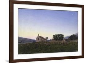 The Dawn, Kirnewton Church, Northumberland-J. M. W. Turner-Framed Giclee Print