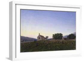 The Dawn, Kirnewton Church, Northumberland-J. M. W. Turner-Framed Giclee Print