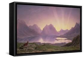 The Dawn, Loch Torridon-J. M. W. Turner-Framed Stretched Canvas