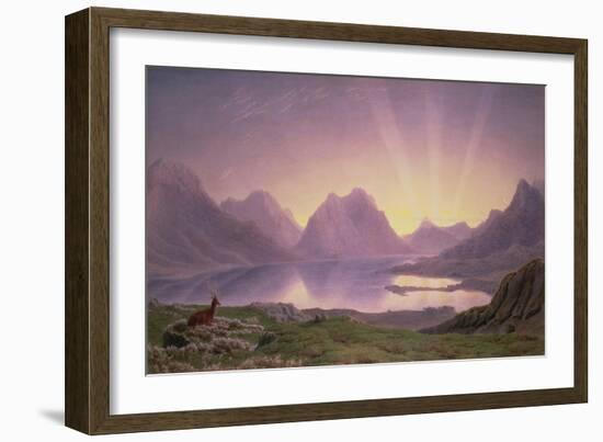 The Dawn, Loch Torridon-J. M. W. Turner-Framed Giclee Print