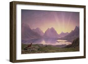 The Dawn, Loch Torridon-J. M. W. Turner-Framed Giclee Print