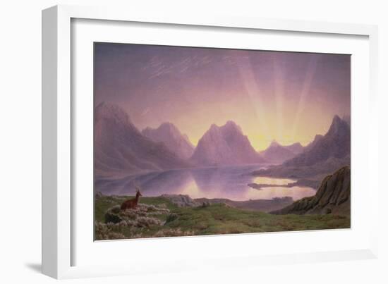 The Dawn, Loch Torridon-J. M. W. Turner-Framed Giclee Print