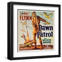 THE DAWN PATROL, Errol Flynn, 1938.-null-Framed Art Print