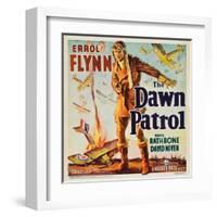 THE DAWN PATROL, Errol Flynn, 1938.-null-Framed Art Print