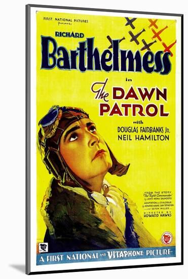 The Dawn Patrol, Richard Barthelmess, 1930-null-Mounted Photo