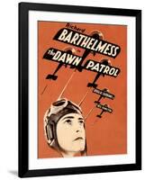 THE DAWN PATROL, Richard Barthelmess on poster art, 1930-null-Framed Art Print