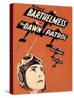 THE DAWN PATROL, Richard Barthelmess on poster art, 1930-null-Stretched Canvas